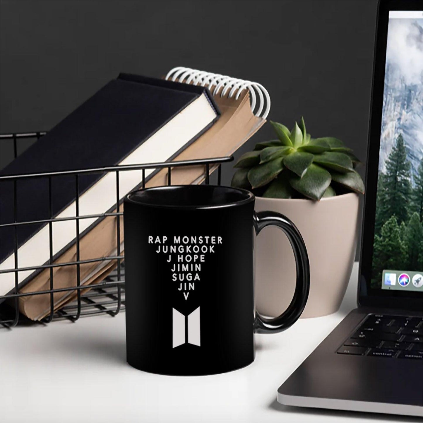 BTS Black Mug For Kpop Bangtan Boys Fans - Kpop Store Pakistan