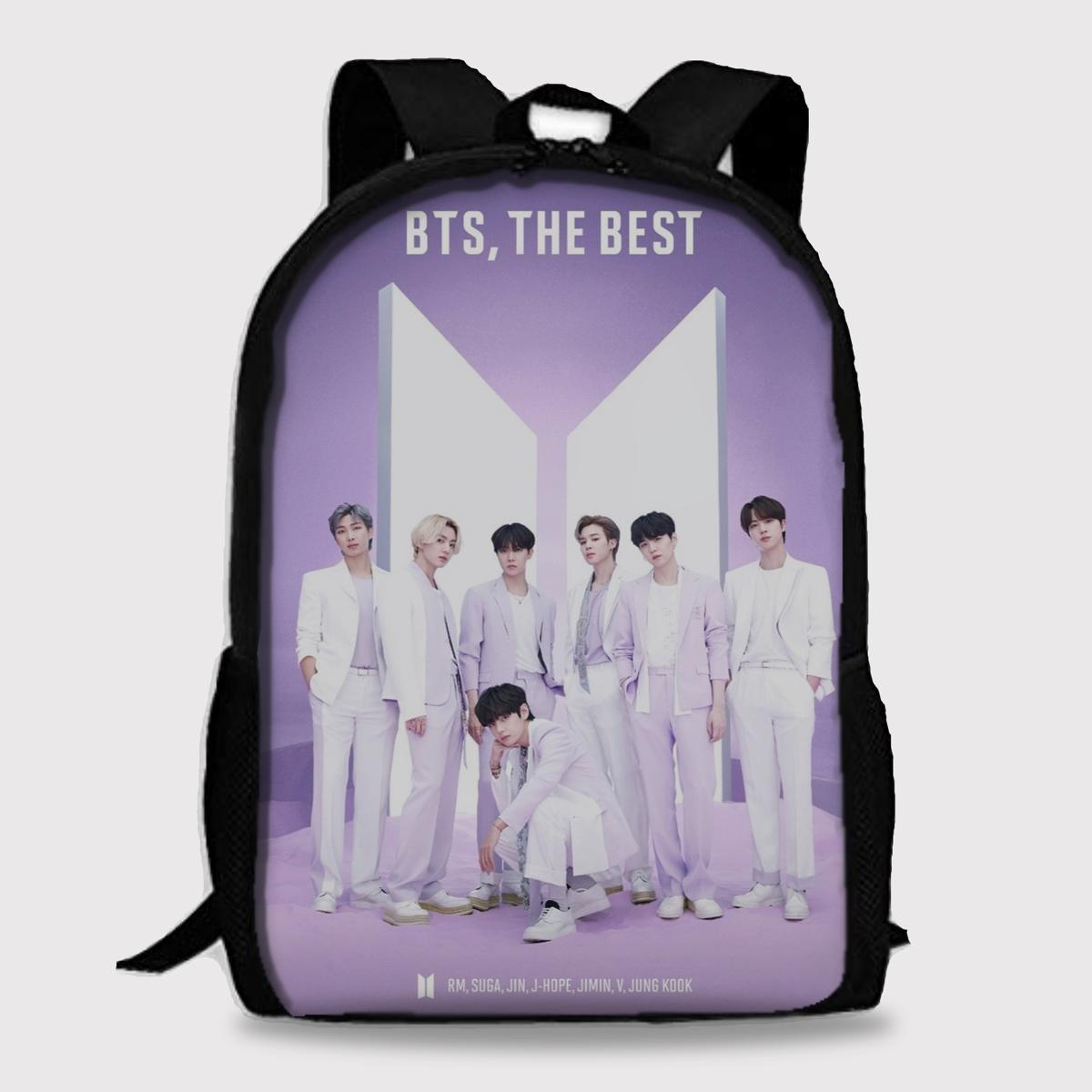 BTS The Best Army Backpack With Laptop Partition Digital Printed Bag - Kpop Store Pakistan