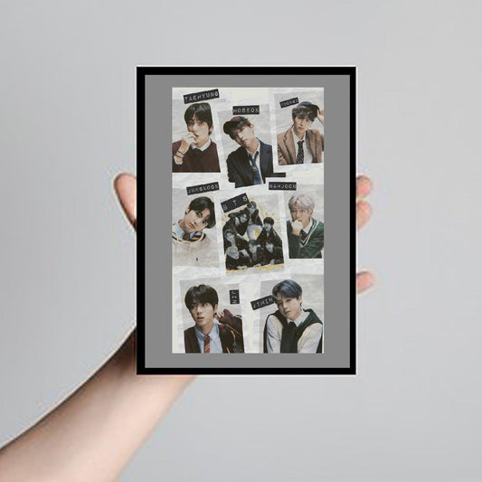 bts member photo frame