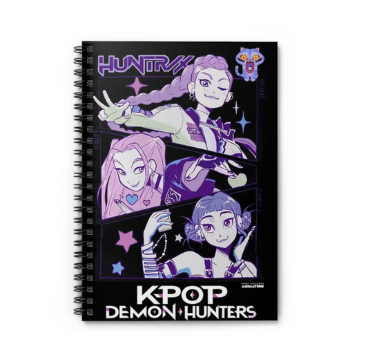 K-Pop Demon Hunters Lined Notebook.