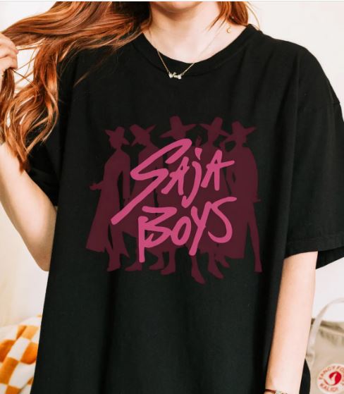Saja Boys Tshirt Kpop Demon Hunters Merch Gifts for Saja Boys fans fashion tee