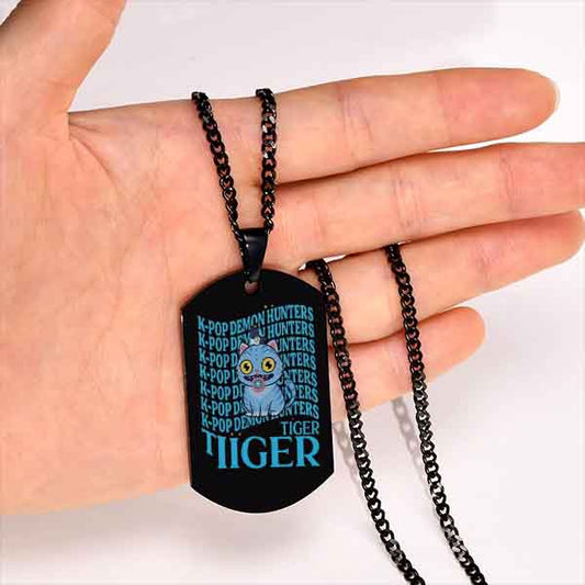 Derpy Tiger Pendant for KPOP Demon Hunter Fans Exclusive Merch Sussie Necklace Boys Girls