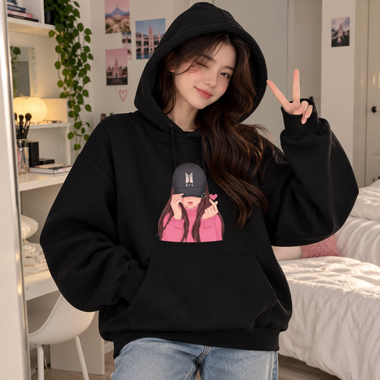 Bts Hoodie For Army Girl Kpop Fans Premium Quality
