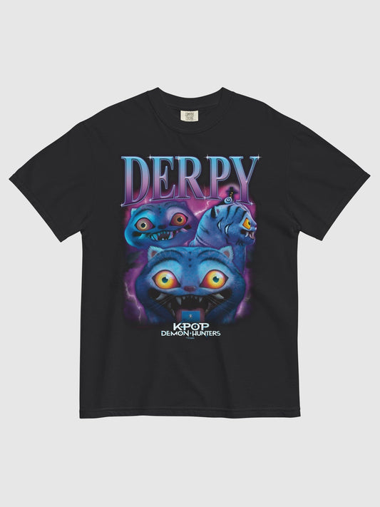 KPop Demon Hunters Derpy Tiger Heartthrob Comfort Colors T-Shirt