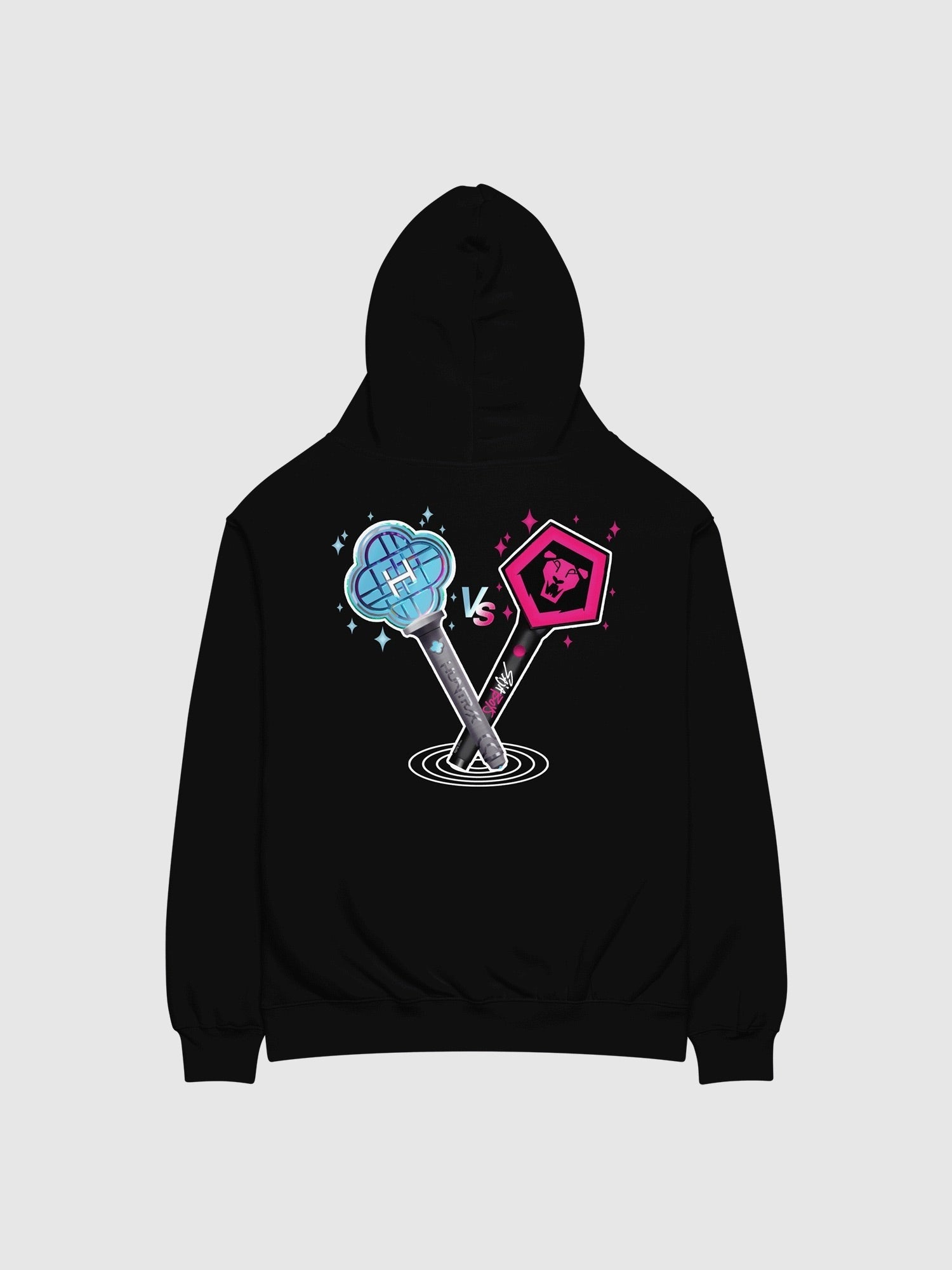 KPop Demon Hunters Light Sticks Oversized Hoodie – Kpop