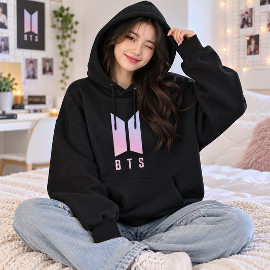 BTS Logo Hoodie For Kpop Fans