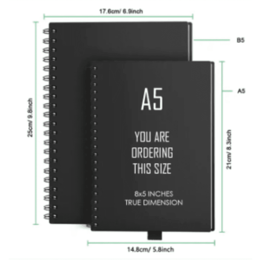 BTS Amazing Notebook Design Note pad Signature Printed (A5) - Kpop Store Pakistan