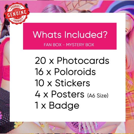 Blackpink Mystery Box Premium Blink Treasure Box for KPOP Boys Girls Fans