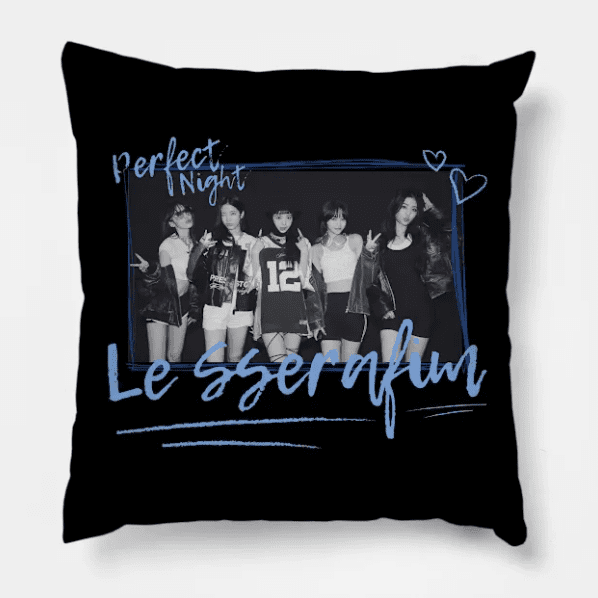 Perfect Night Cushion For K-pop Le Sserafim Fans - Kpop Store Pakistan
