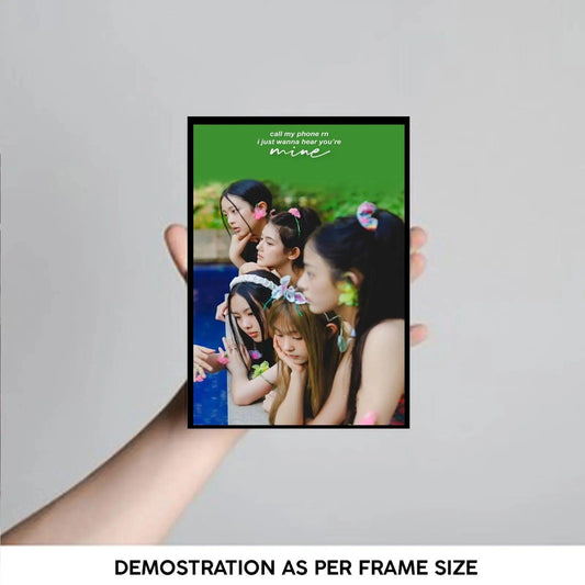 jeans mine picture frame digital printed