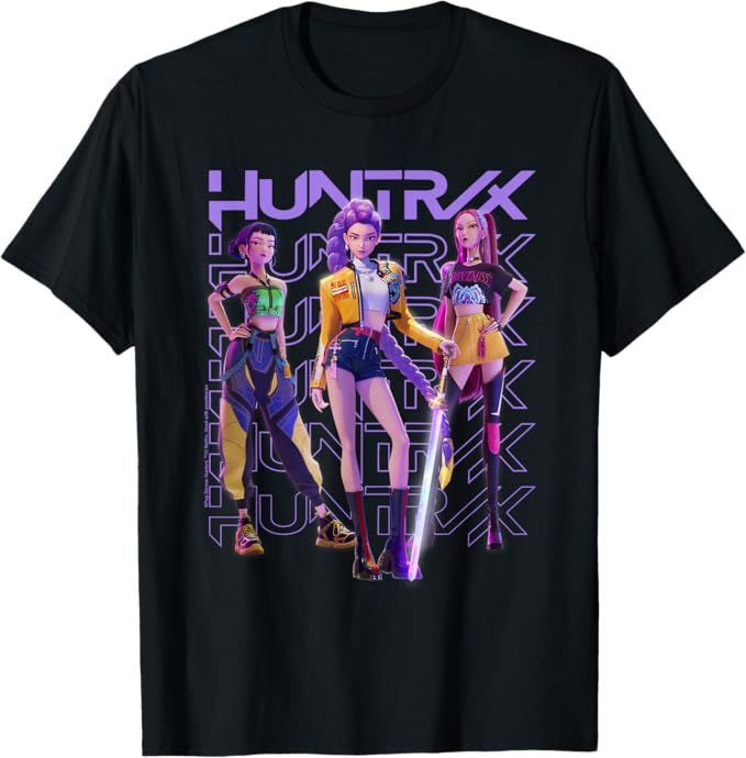 K-Pop Demon Hunters Text Graphic T-Shirt