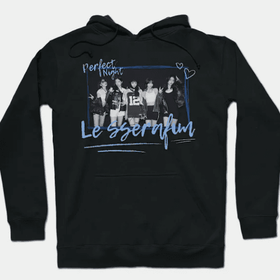 Le Sserafim Hoodie For K-pop Perfect Night Fans - Kpop Store Pakistan