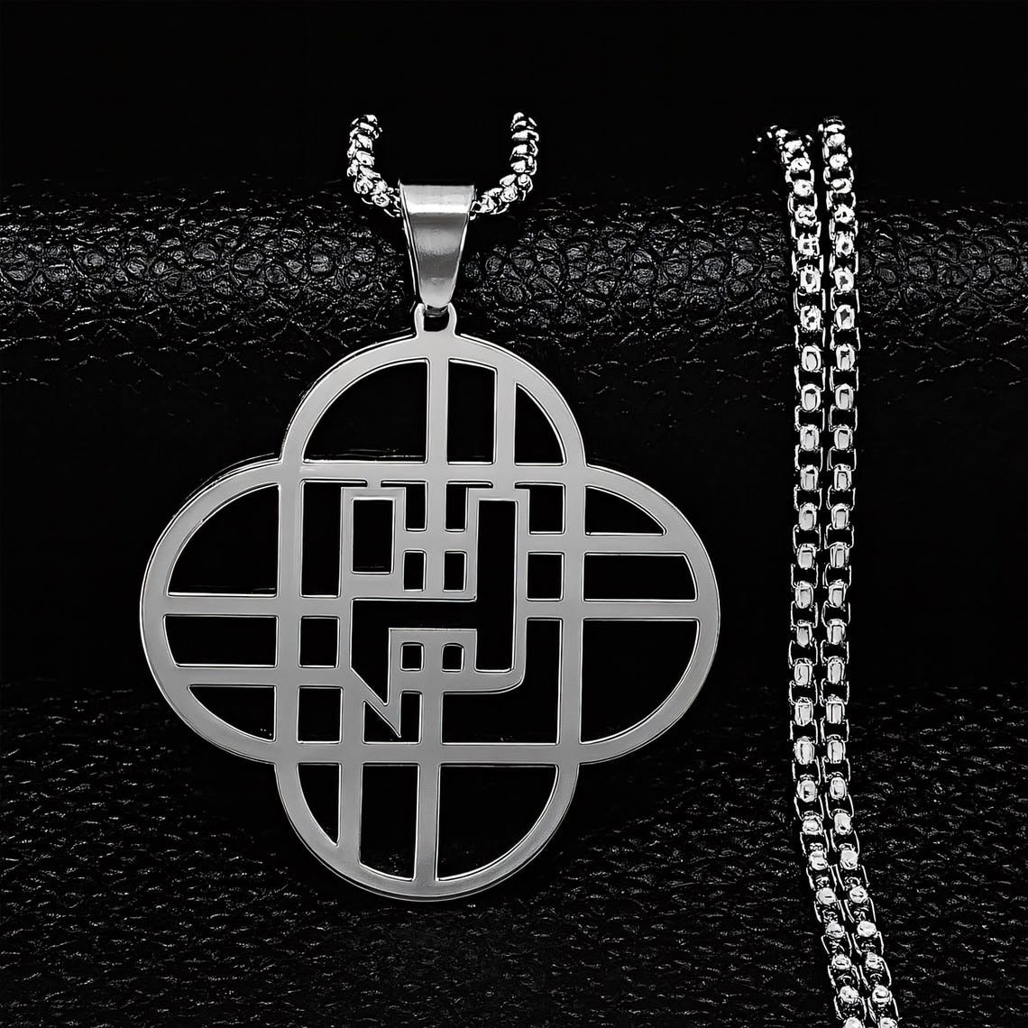 Kpop Stainless Steel Huntrix Inspired Necklace Set in Gold & Silver