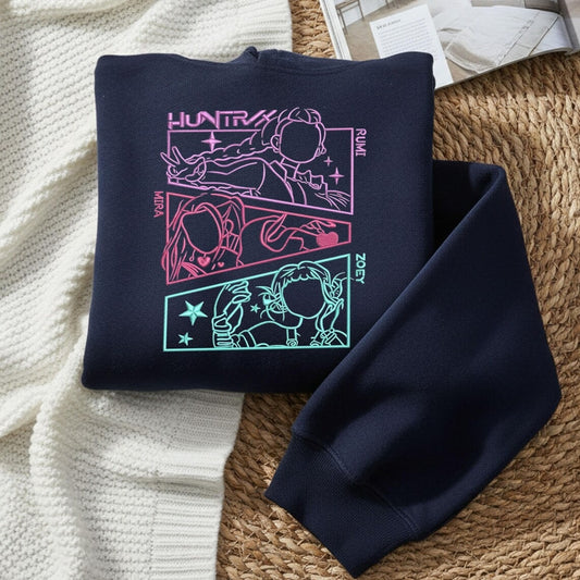 Sweatshirt for Kpop Hunter FansRumi Mira Zoey Pullover Merch Girl Group Fan Gift