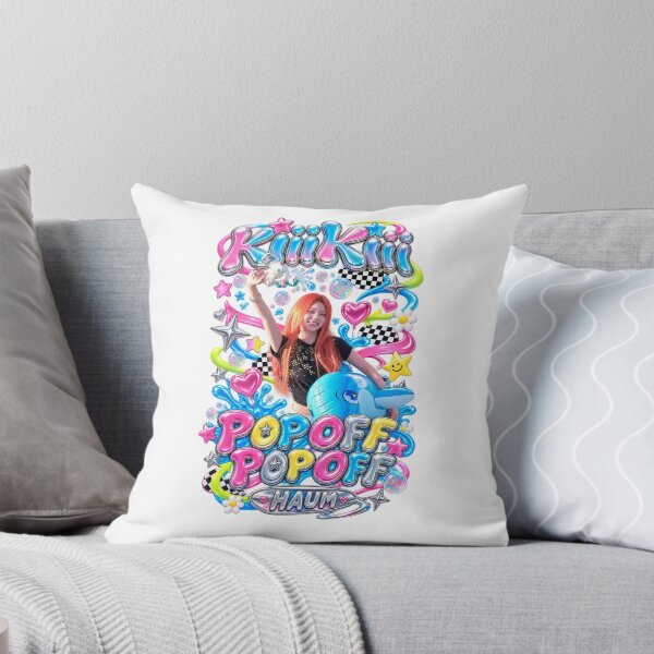 KiiiKii Kpop Cushion – Pop Off Colorful Print