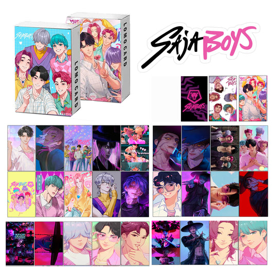 Saja Boys Lomo for HunterX Fans Boys Girls Amazing Photocards with Box (30 Pcs)