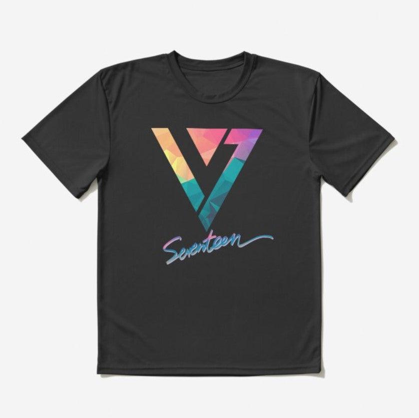 Seventeen Logo TShirt For K-pop Fans - Kpop Store Pakistan