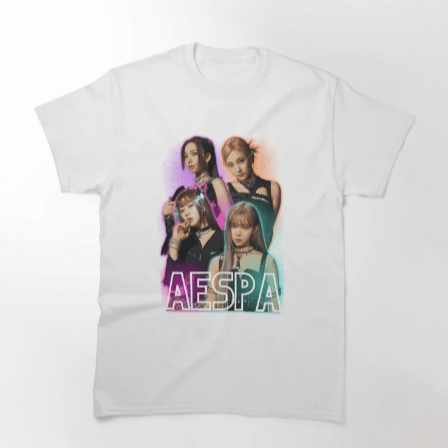 Aespa Girls TShirt For K-pop Fans - Kpop Store Pakistan