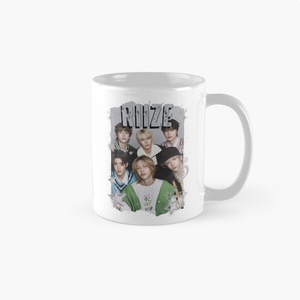 Riize Kpop Mug - Grunge Collage Design