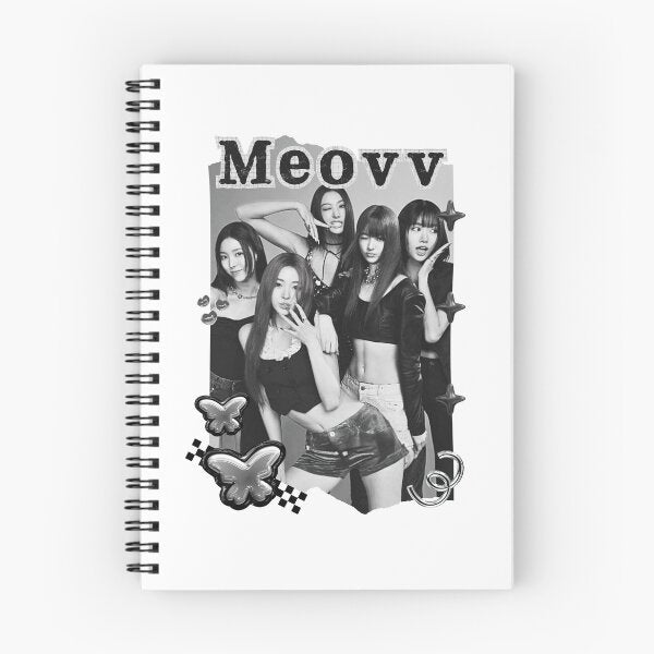 Meovv Kpop Notebook - Group Aesthetic Design