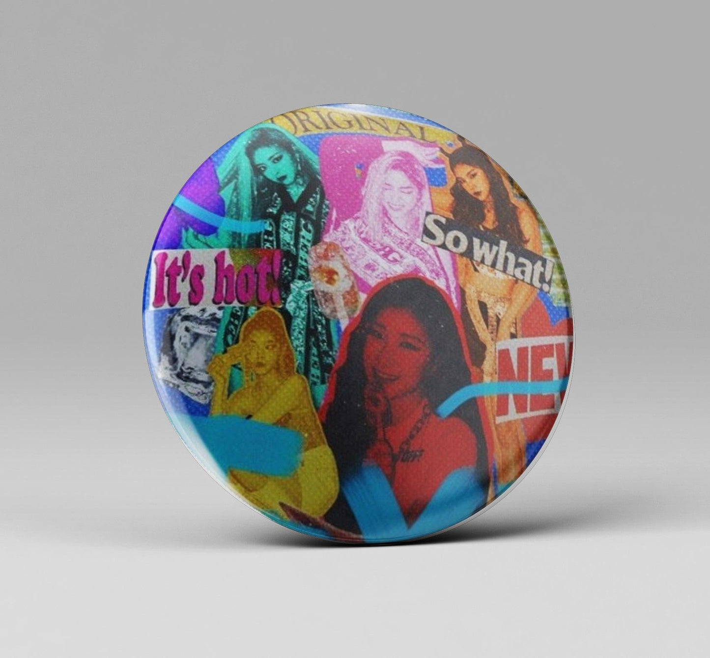 ITZY Collage Fanart Badge - Kpop Store Pakistan