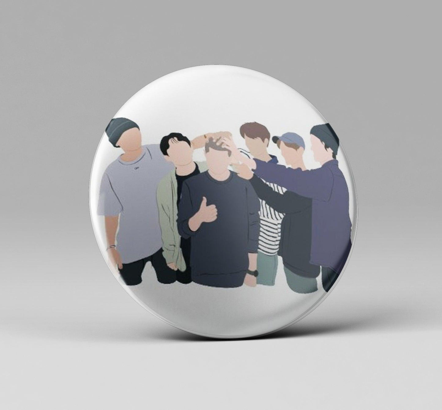 EXO D.O Military Enlistment Picture Fanart Badge - Kpop Store Pakistan