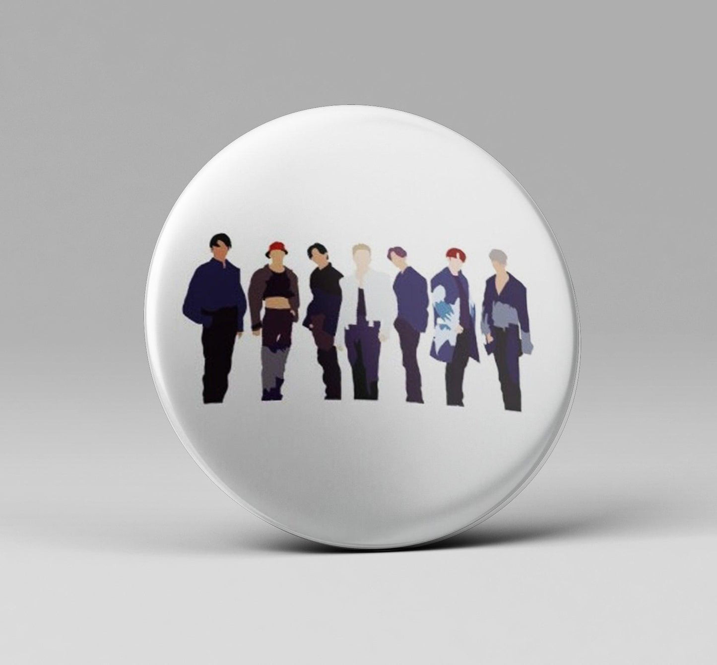 ATEEZ “FIREWORKS” Group Fanart Badge - Kpop Store Pakistan