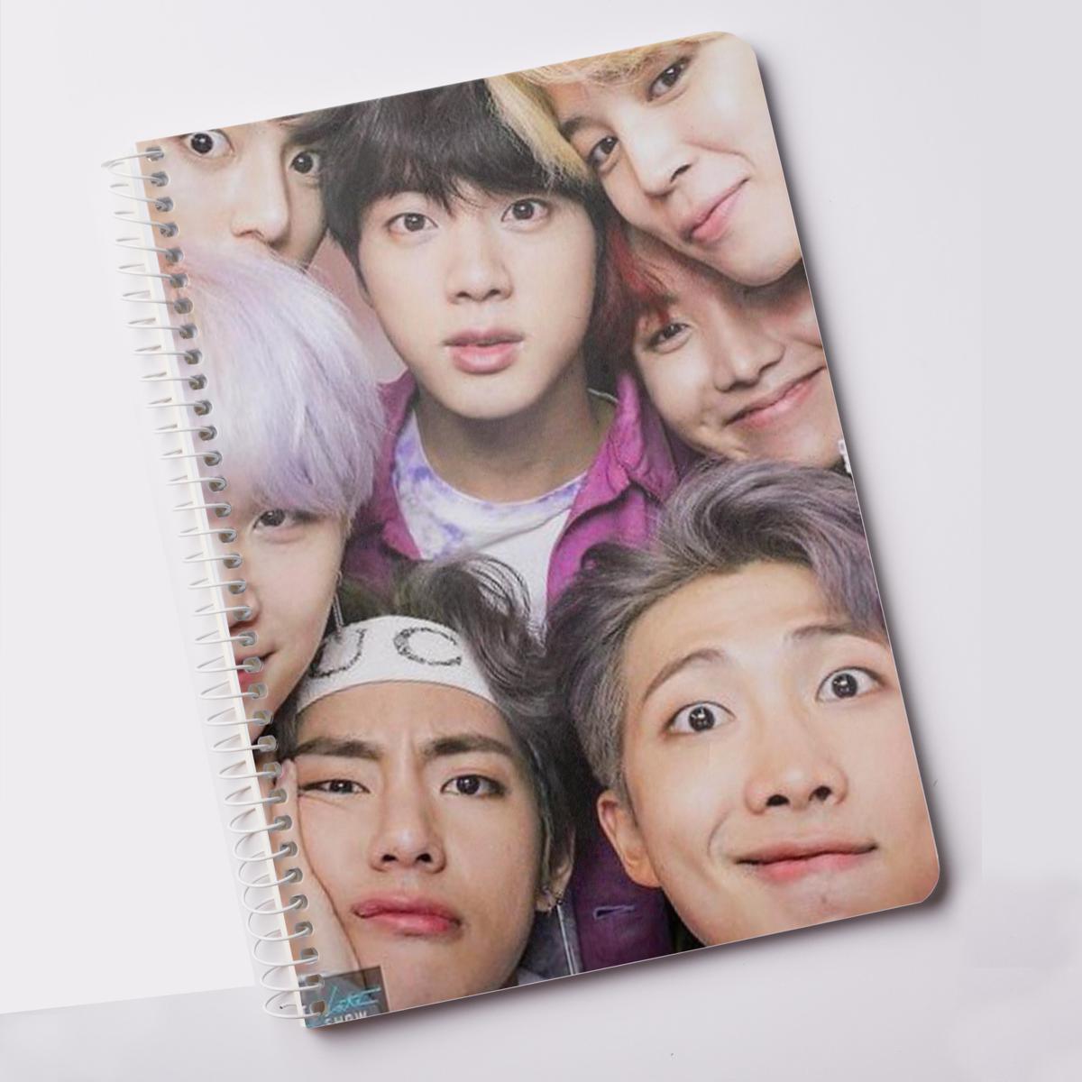 BTS Notebook Design Notepad (A5) - Kpop Store Pakistan
