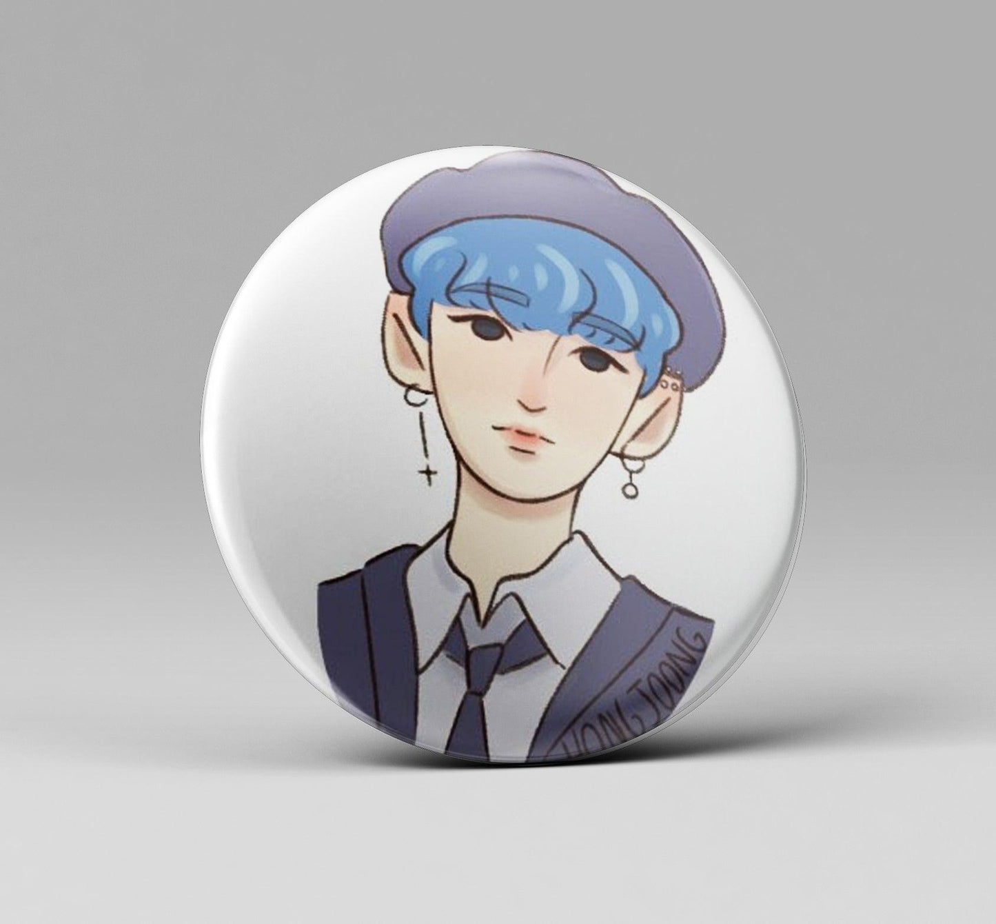 ATEEZ ‘HONGJOONG’ INCEPTION MV Fanart Badge - Kpop Store Pakistan