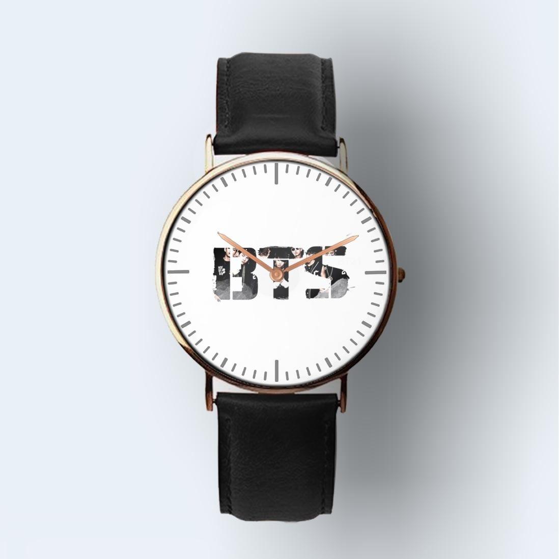 BTS Grey Collage Design Watch KPOP Fans - Kpop Store Pakistan