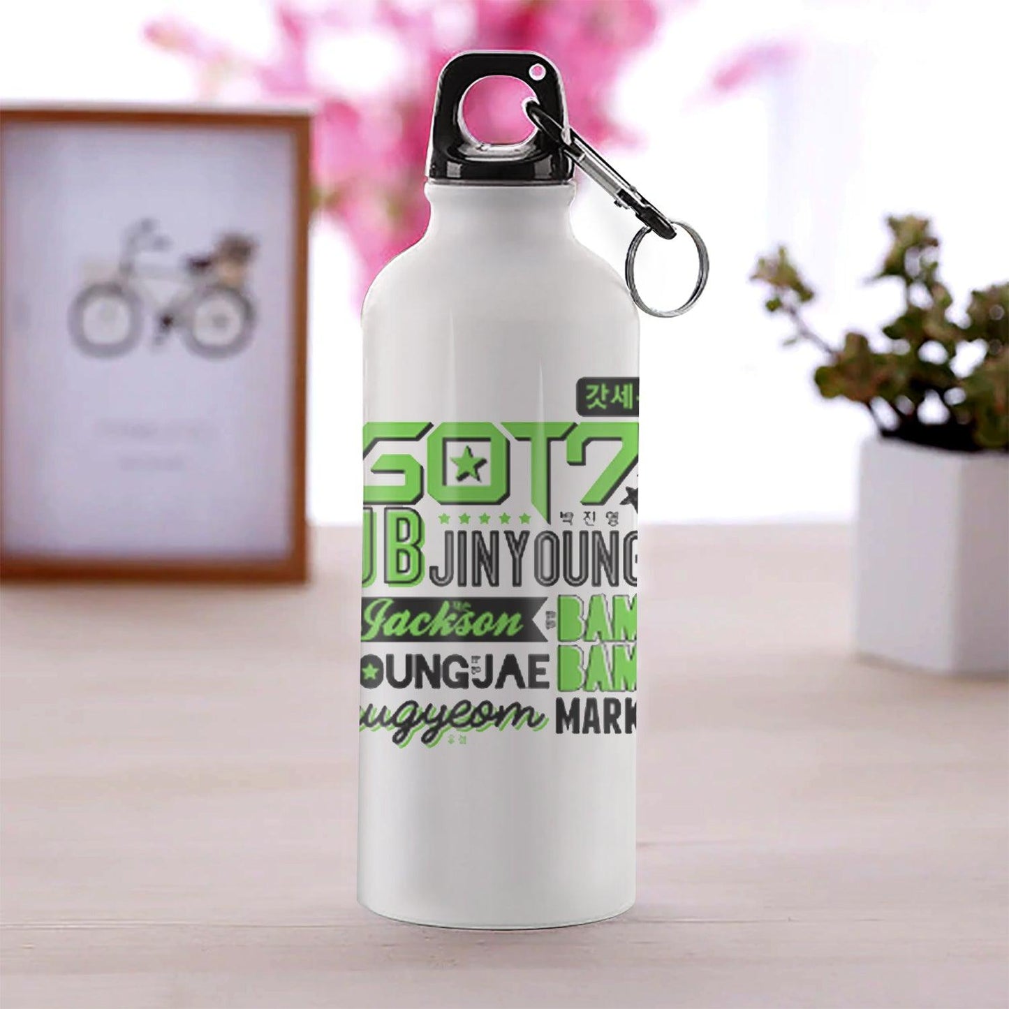 got7 collage water bottle