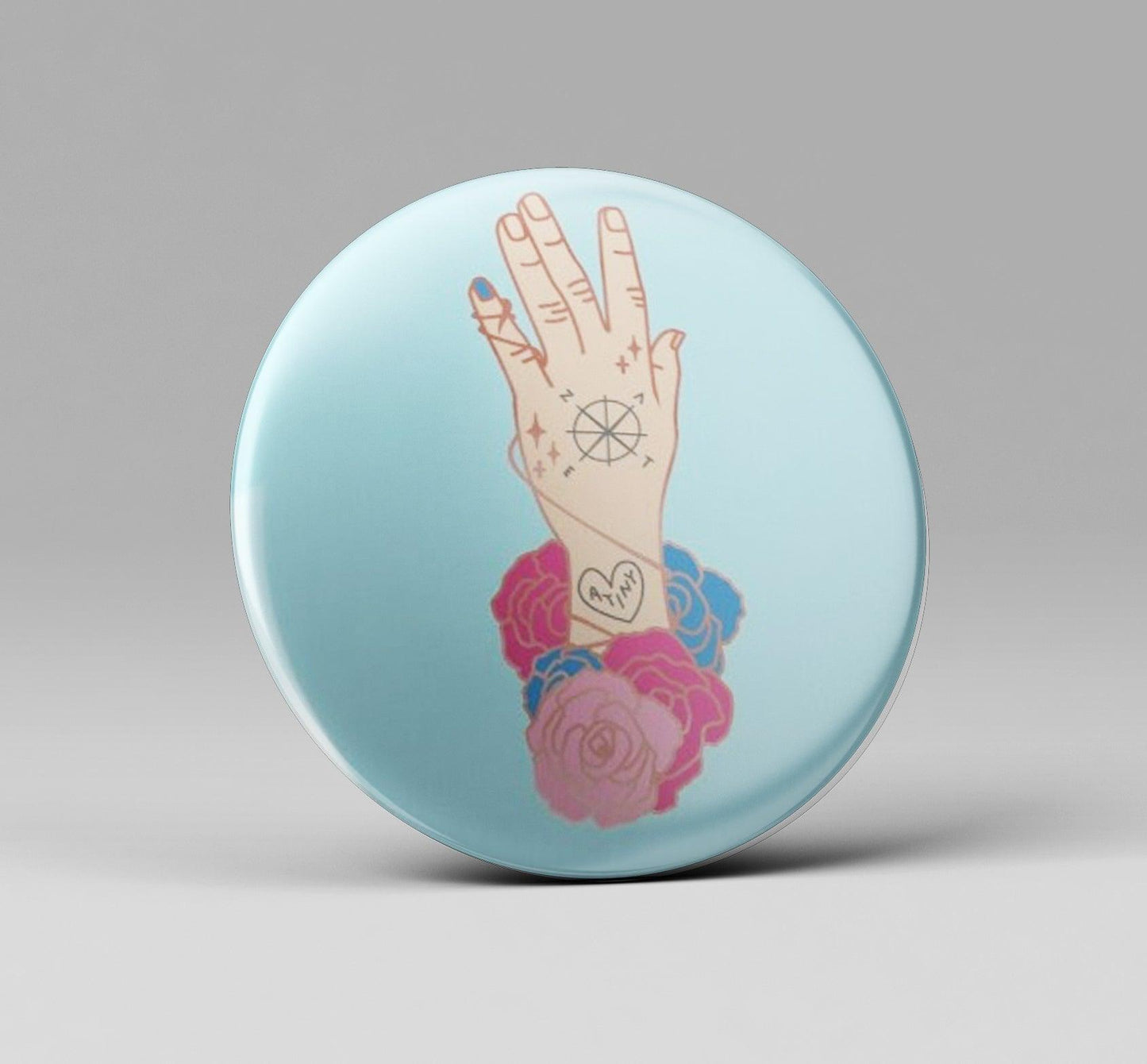 ATEEZ ‘MIST’ Fanart Badge - Kpop Store Pakistan