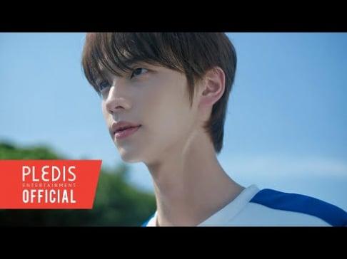 TWS's Shinyu dashes for the finish line in 'If I'm S Can You Be My N' MV teaser