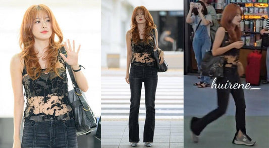 Red Velvet Seulgi's shoe change at the airport becomes a hot topic online