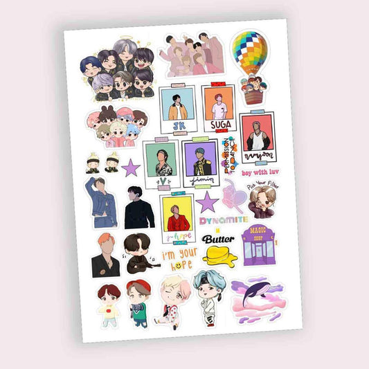 bts sticker sheet