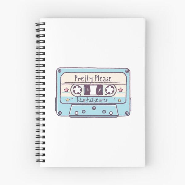 Hearts2Hearts Kpop Notebook - Retro Cassette Design