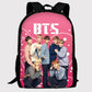 Bangtan Boys Backpack for BTS Cute Army Girls Kpop Pinkish Group Bag - Kpop Store Pakistan