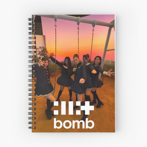 ILLIT Kpop Notebook - Bomb Album Photo Design