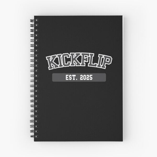 Kickflip Kpop Notebook - Logo Only Design