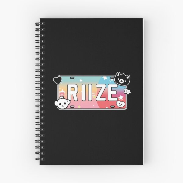 Riize Kpop Notebook - License Plate Cute Design