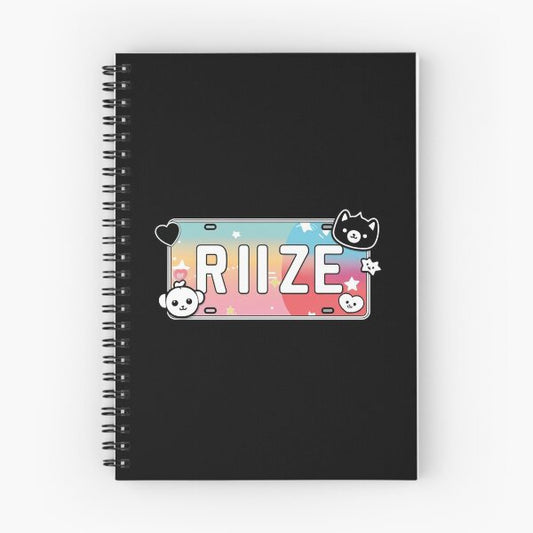 Riize Kpop Notebook - License Plate Cute Design