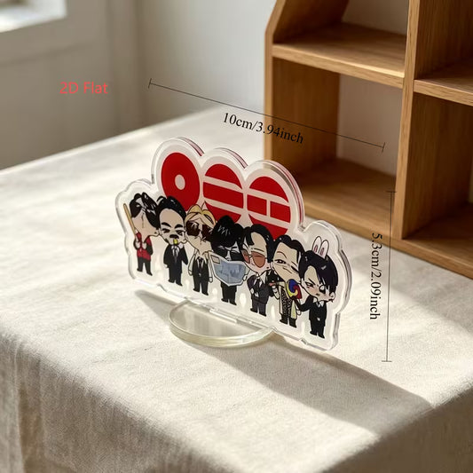 BTS 'Butter' Chibi Chibi Acrylic Standee Set - Official Art Merchandise