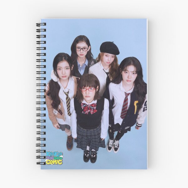 Kiiikiii Kpop Notebook - School Uniform Photo Design