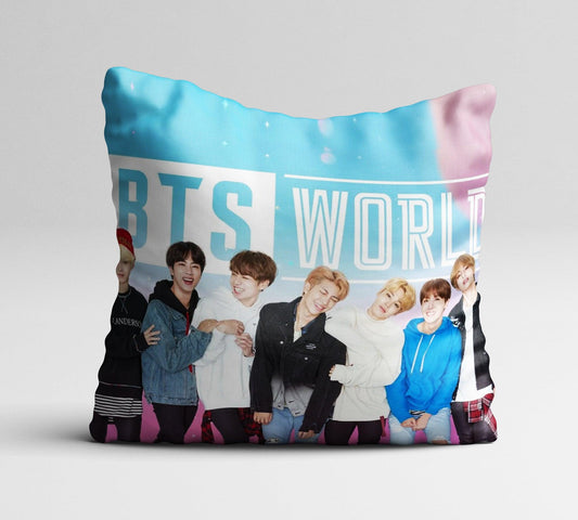 BTS World Cushion With Filler For K-pop Army Fans - Kpop Store Pakistan