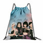 Blackpink Squad Anime Drawstring Bag – K-Pop Aesthetic Cinch Backpack