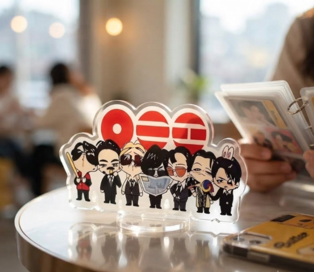 BTS 'Butter' Chibi Chibi Acrylic Standee Set - Official Art Merchandise