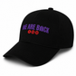 WE ARE BACK Black Baseball Cap | Korean Streetwear Adjustable Cap