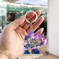 Kpop Acrylic Keychain | Cute Die-Cut Anime Girl Keyring for Bag & Keys