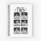 TWS Kpop Notebook - Photocard Grid Design