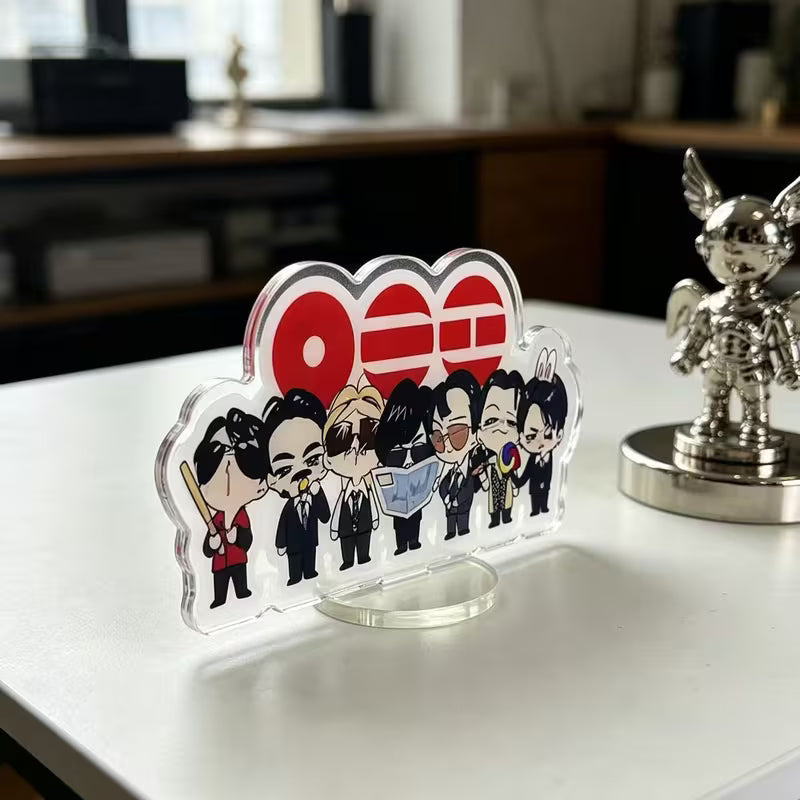 BTS 'Butter' Chibi Chibi Acrylic Standee Set - Official Art Merchandise